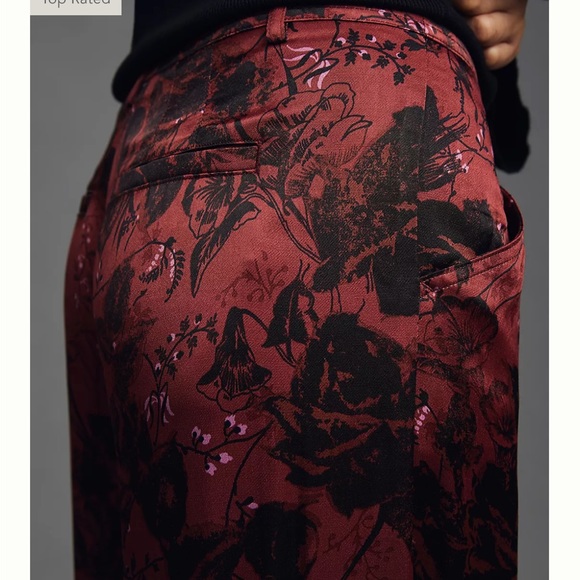 Anthropologie Low-Rise Pleated Trousers - Picture 4 of 6